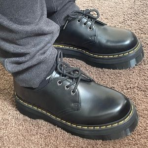 1461 Black Platform Doc Martens